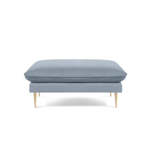 Velvet Pouf, "Vienna", 1 Seat, 93x73x43 Made in Europe