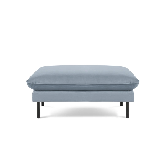 Velvet Pouf, "Vienna", 1 Seat, 93x73x43 Made in Europe