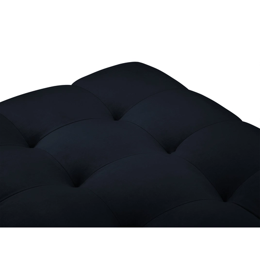 Velvet Pouf, "Bali", 1 Seat, 60x60x41 Made in Europe