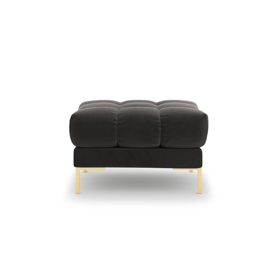 Velvet Pouf, "Bali", 1 Seat, 60x60x41 Made in Europe