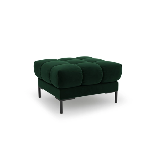 Velvet Pouf, "Bali", 1 Seat, 60x60x41 Made in Europe