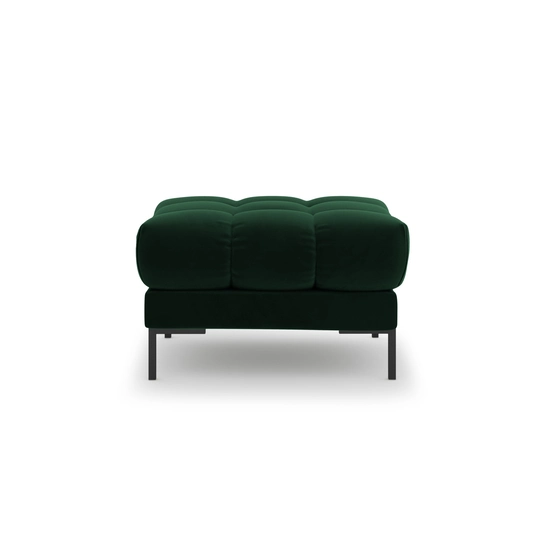 Velvet Pouf, "Bali", 1 Seat, 60x60x41 Made in Europe