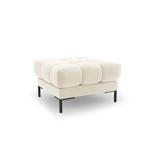 Velvet Pouf, "Bali", 1 Seat, 60x60x41 Made in Europe
