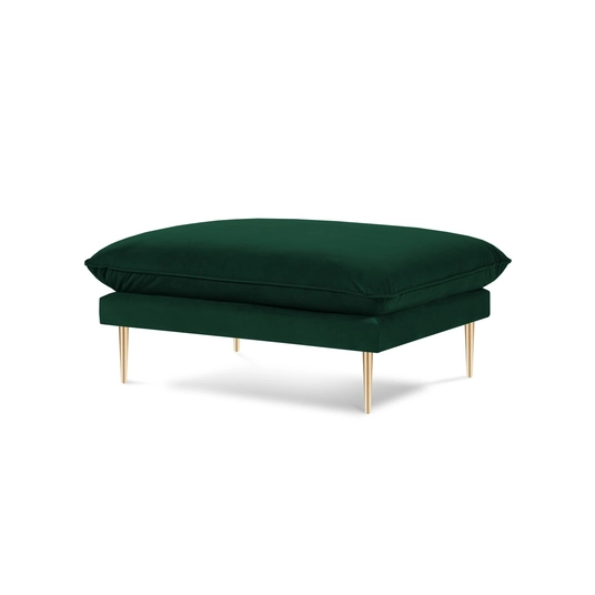Velvet Pouf, "Vienna", 1 Seat, 93x73x43 Made in Europe