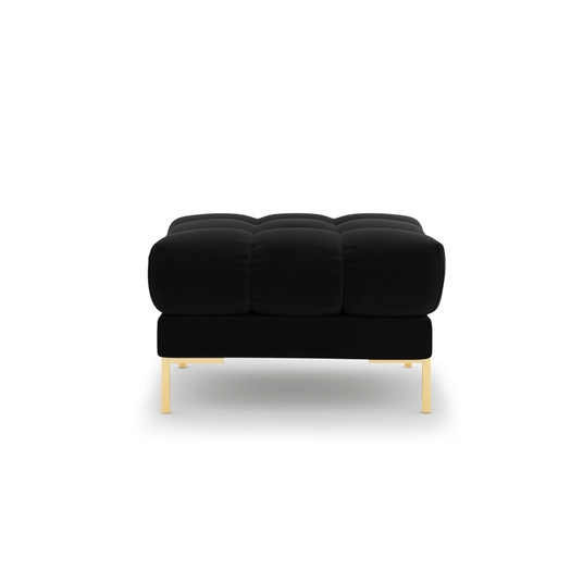 Velvet Pouf, "Bali", 1 Seat, 60x60x41 Made in Europe