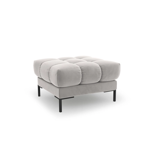 Velvet Pouf, "Bali", 1 Seat, 60x60x41 Made in Europe
