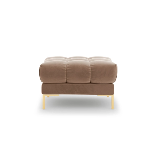Velvet Pouf, "Bali", 1 Seat, 60x60x41 Made in Europe