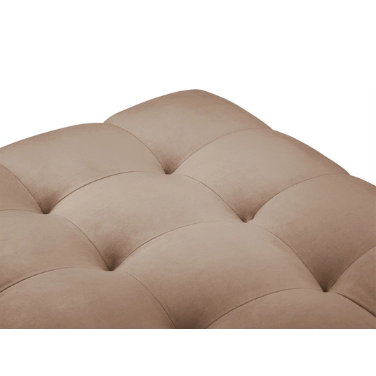 Velvet Pouf, "Bali", 1 Seat, 60x60x41 Made in Europe