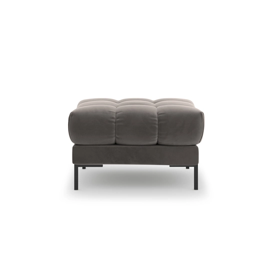 Velvet Pouf, "Bali", 1 Seat, 60x60x41 Made in Europe