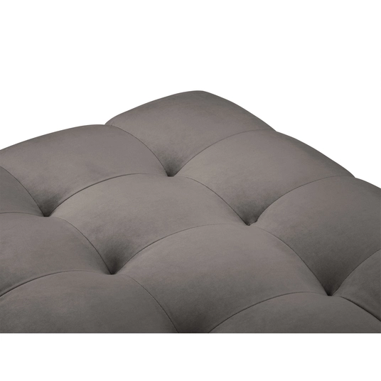 Velvet Pouf, "Bali", 1 Seat, 60x60x41 Made in Europe
