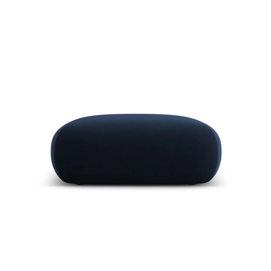 Velvet Pouf, "Nolio", 2 Seats, 100x100x36 Made in Europe