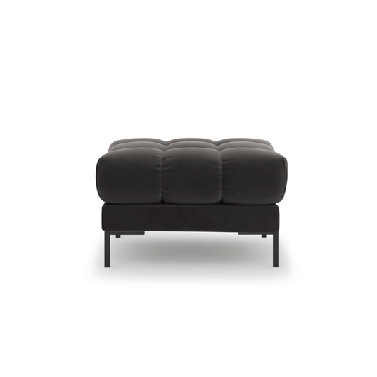 Velvet Pouf, "Bali", 1 Seat, 60x60x41 Made in Europe