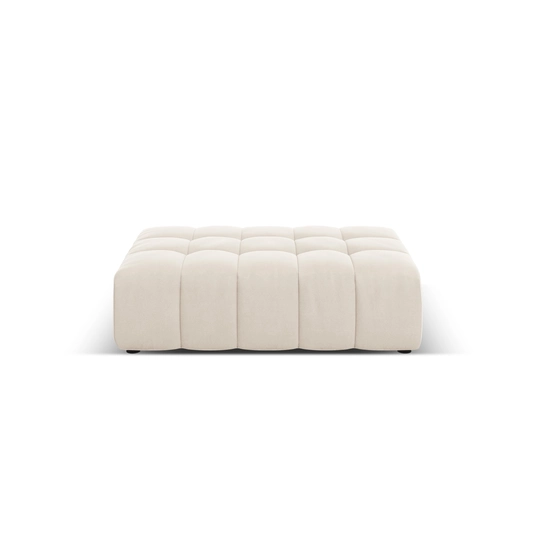 Velvet Pouf, "Chicago", 1 Seat, 102x80x40 Made in Europe