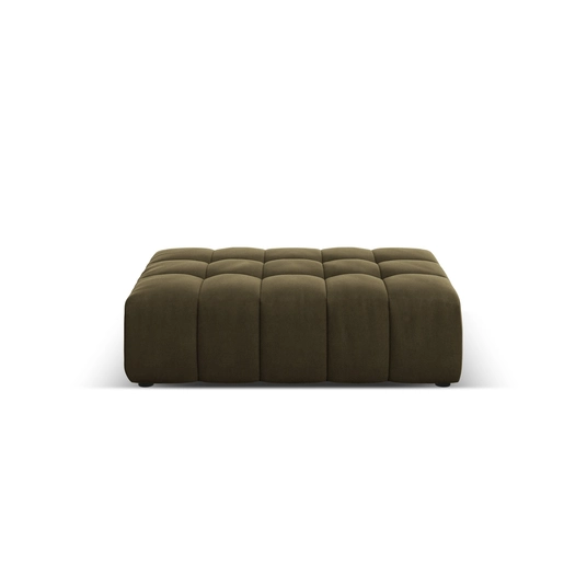 Velvet Pouf, "Chicago", 1 Seat, 102x80x40 Made in Europe