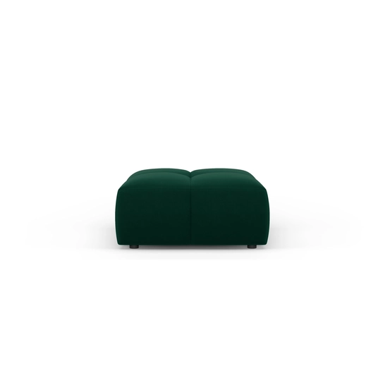 Velvet Pouf, "Moritz", 1 Seat, 64x64x38 Made in Europe