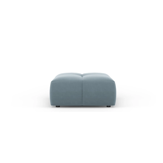 Velvet Pouf, "Moritz", 1 Seat, 64x64x38 Made in Europe