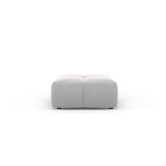 Velvet Pouf, "Moritz", 1 Seat, 64x64x38 Made in Europe