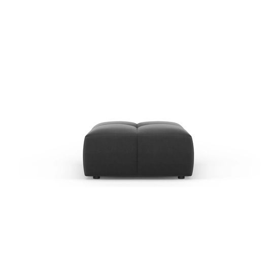 Velvet Pouf, "Moritz", 1 Seat, 64x64x38 Made in Europe
