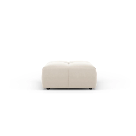 Velvet Pouf, "Moritz", 1 Seat, 64x64x38 Made in Europe