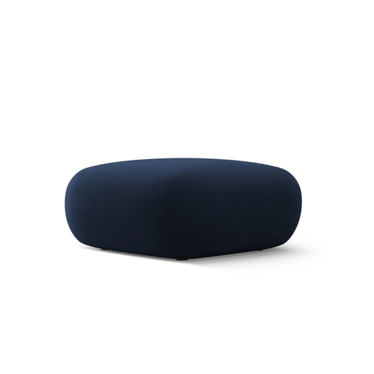 Velvet Pouf, "Nolio", 1 Seat, 75x75x36 Made in Europe