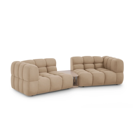 Velvet Modular Sofa, "Sky", 2 Seats, 280x148x70 Made in Europe