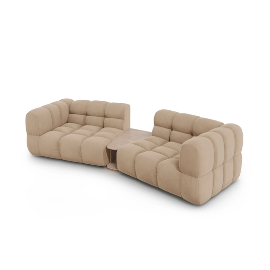 Velvet Modular Sofa, "Sky", 2 Seats, 280x148x70 Made in Europe