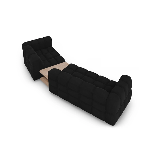 Velvet Right Modular Sofa, "Sky", 3 Seats, 353x148x70 Made in Europe