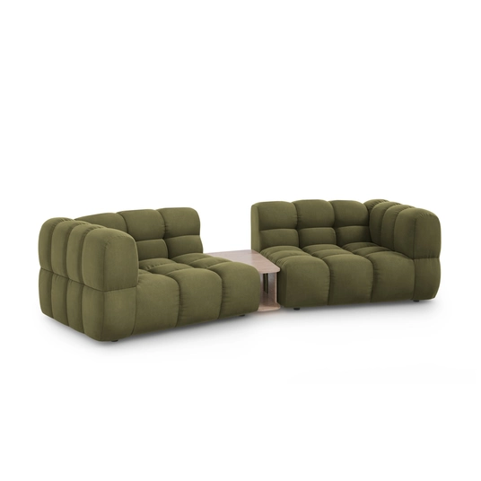 Velvet Modular Sofa, "Sky", 2 Seats, 280x148x70 Made in Europe