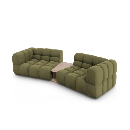 Velvet Modular Sofa, "Sky", 2 Seats, 280x148x70 Made in Europe