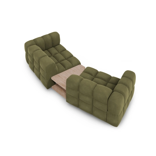 Velvet Modular Sofa, "Sky", 2 Seats, 280x148x70 Made in Europe