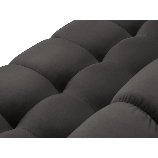 Velvet Panoramic Sofa, "Bali", 7 Seats, 383x185x75 Made in Europe