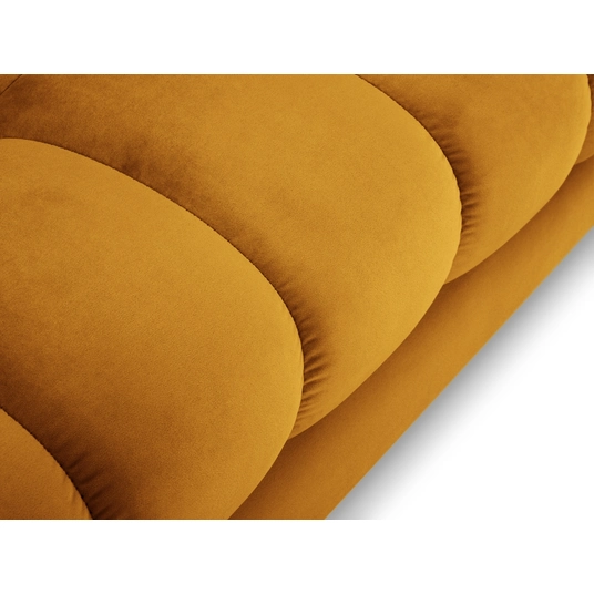 Velvet Panoramic Sofa, "Bali", 7 Seats, 383x185x75 Made in Europe