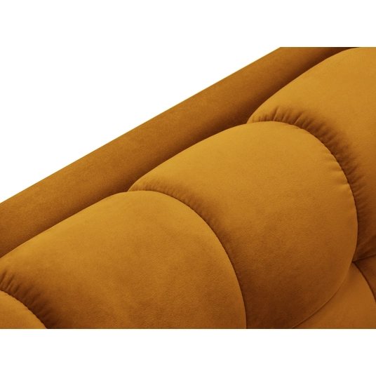 Velvet Panoramic Sofa, "Bali", 7 Seats, 383x185x75 Made in Europe