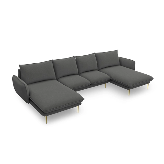 Panoramic Sofa, "Vienna", 6 Seats, 350x170x95 Made in Europe