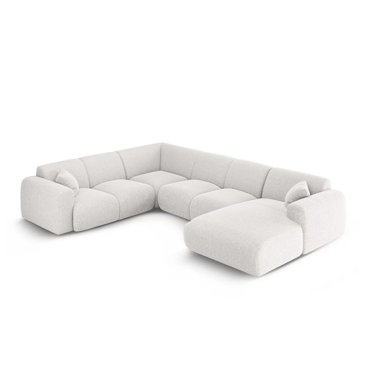 Panoramic Left Corner Sofa, "Nolio", 6 Seats, 342x252x72 Made in Europe