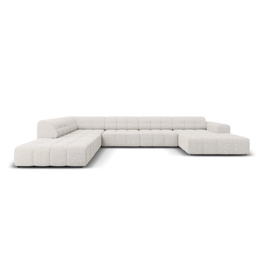 Panoramic Left Corner Sofa, "Chicago", 7 Seats, 364x262x70 Made in Europe