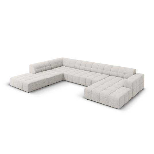 Panoramic Left Corner Sofa, "Chicago", 7 Seats, 364x262x70 Made in Europe