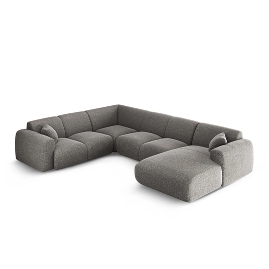 Panoramic Left Corner Sofa, "Nolio", 6 Seats, 342x252x72 Made in Europe