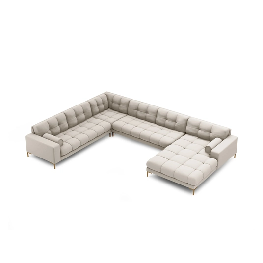 Panoramic Left Corner Sofa, "Bali", 7 Seats, 327x256x75 Made in Europe