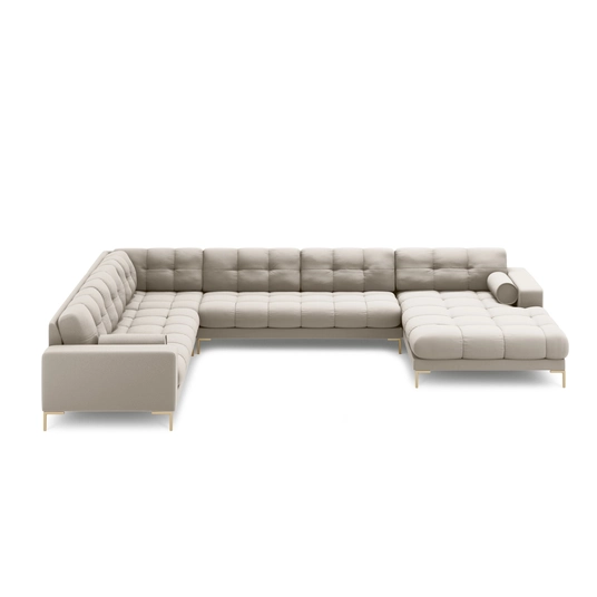 Panoramic Left Corner Sofa, "Bali", 7 Seats, 327x256x75 Made in Europe