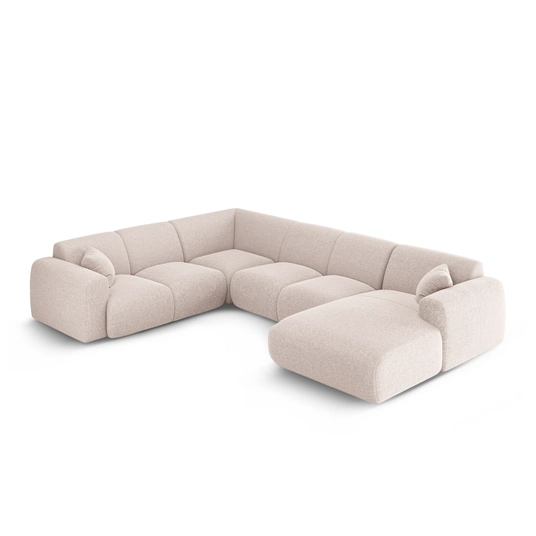 Panoramic Left Corner Sofa, "Nolio", 6 Seats, 342x252x72 Made in Europe