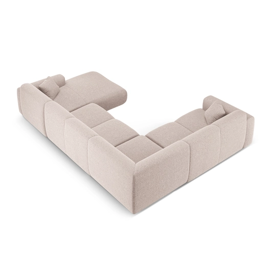 Panoramic Left Corner Sofa, "Nolio", 6 Seats, 342x252x72 Made in Europe