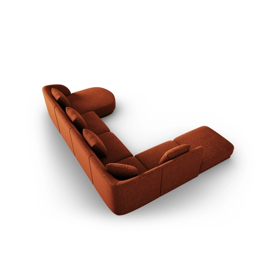 Panoramic Left Corner Sofa, "Tulum", 6 Seats, 330x255x70 Made in Europe