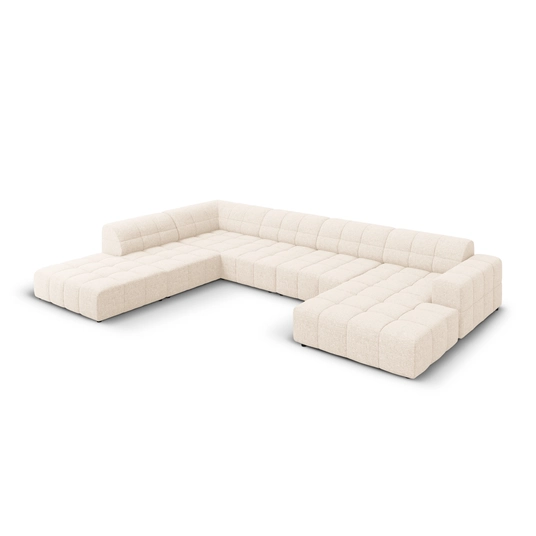 Panoramic Left Corner Sofa, "Chicago", 7 Seats, 364x262x70 Made in Europe