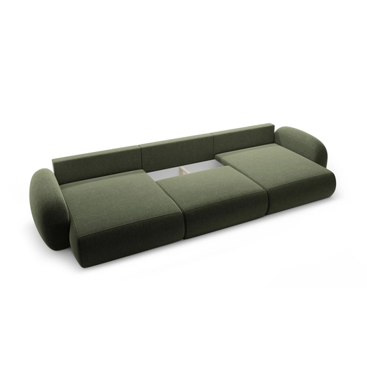 Panoramic Sofa with Box and Sleeping Function, "Tonale", 5 Seats, 362x149x88 Made in Europe