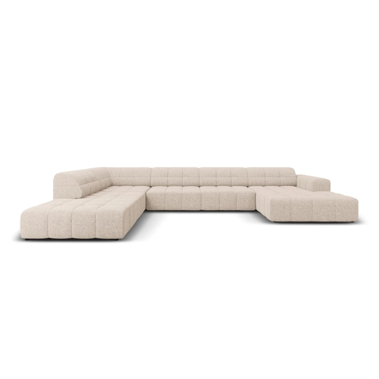 Panoramic Left Corner Sofa, "Chicago", 7 Seats, 364x262x70 Made in Europe