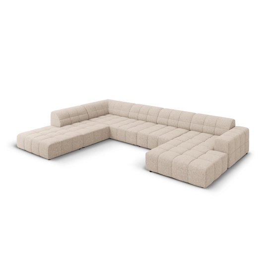 Panoramic Left Corner Sofa, "Chicago", 7 Seats, 364x262x70 Made in Europe
