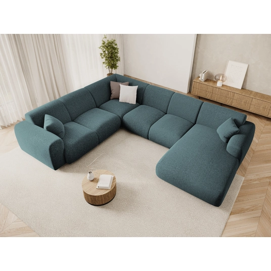 Panoramic Left Corner Sofa, "Nolio", 6 Seats, 342x252x72 Made in Europe