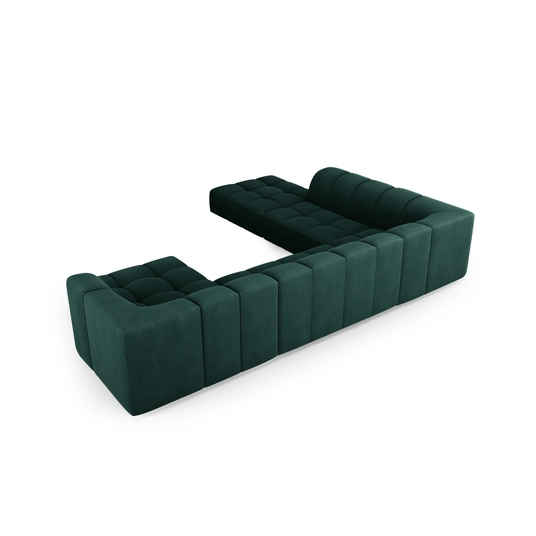 Modular Panoramic Left Corner Sofa, "Moritz", 7 Seats, 329x276x70 Made in Europe