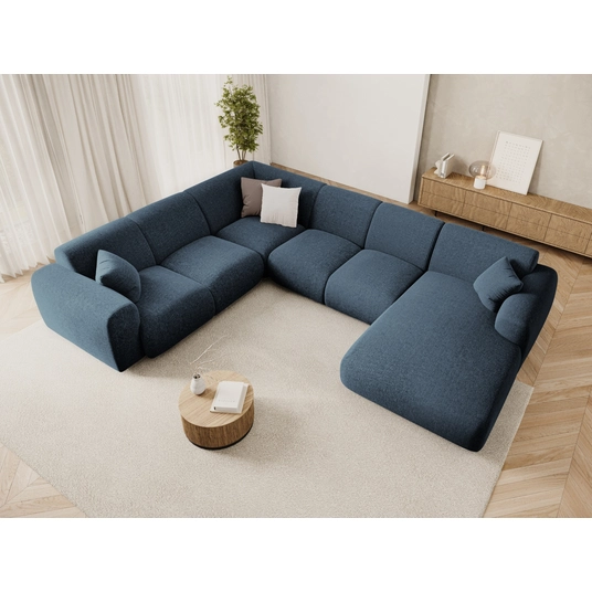 Panoramic Left Corner Sofa, "Nolio", 6 Seats, 342x252x72 Made in Europe